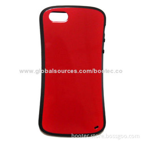Pretty Waist Solid Color TPU Case for iPhone 5C, IMD/IML Technology, Customized Patterns Accepted
